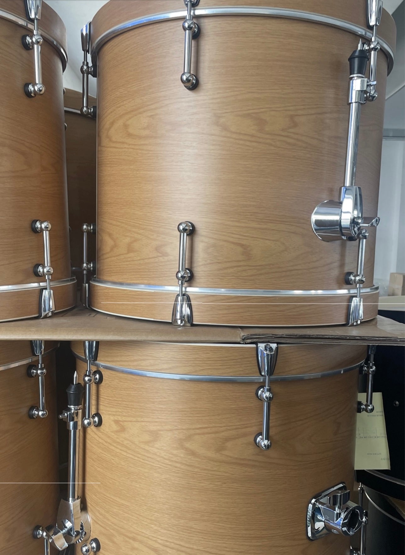 HXM XD-2000 KM Electronic Drum Professional Mesh 9-piece Kit Wood Wrap