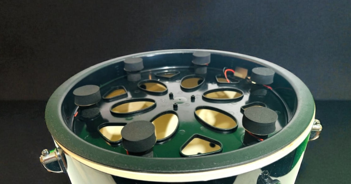 16 x 16” Floor Tom Electronic Full Shell Black for Roland Alesis