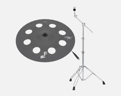 EFNOTE Effect Cymbal 17” w Stand Electronic FX EFDC17FX Ozone