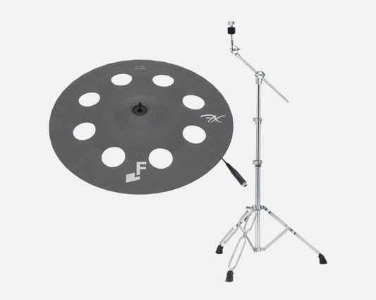 EFNOTE Effect Cymbal 17” w Stand Electronic FX EFDC17FX Ozone