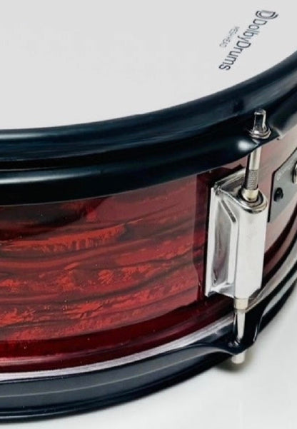 Dolby 14 x 5” Red Wood Electronic Snare w 6 Triggers for Roland Alesis