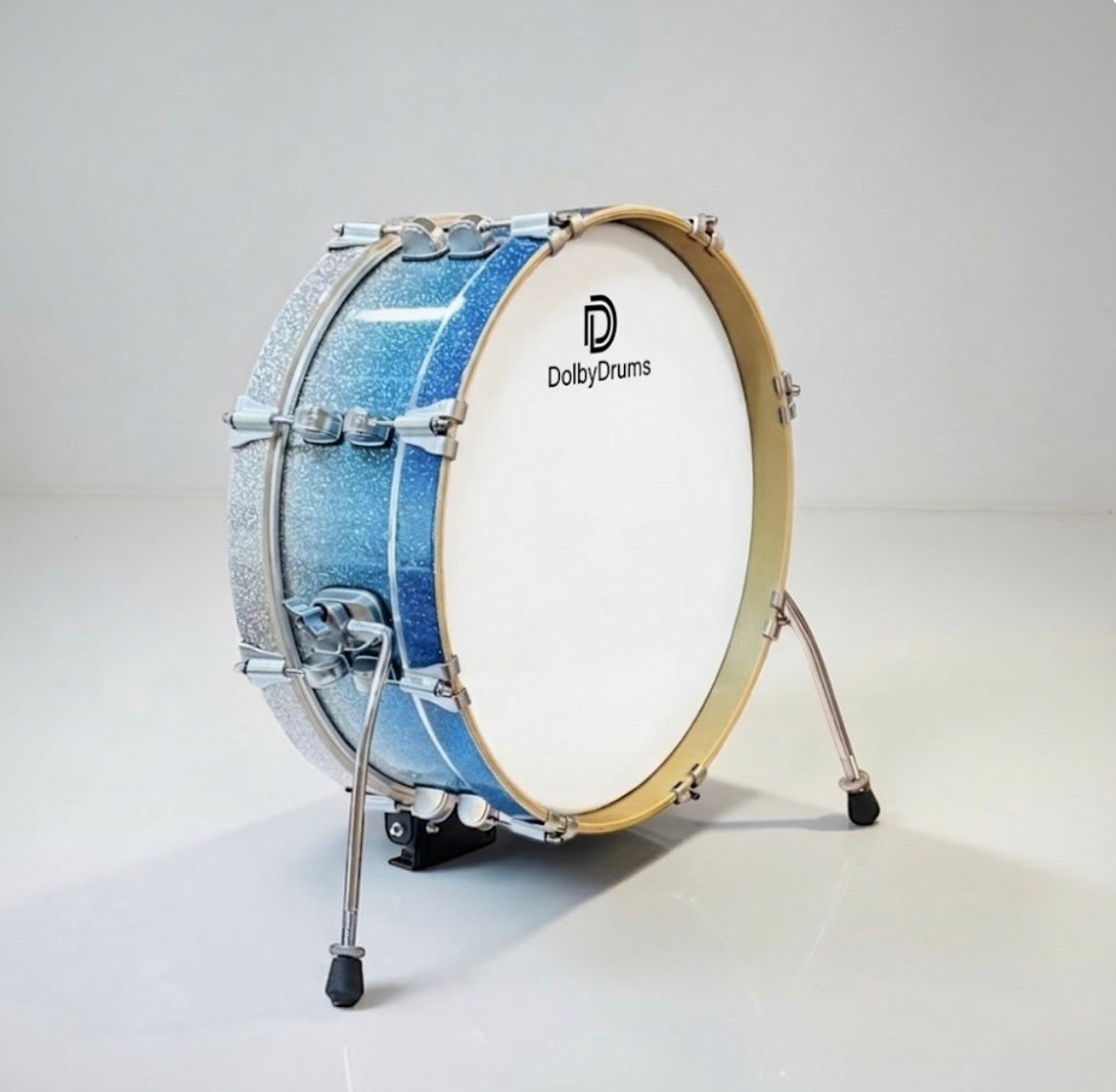 Dolby 18” Electronic Kick Drum Blue Sparkle for Roland Alesis