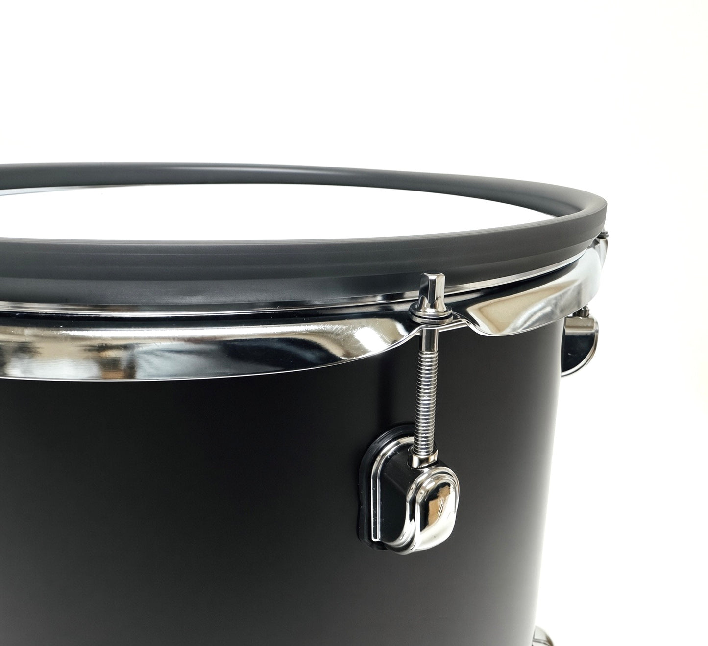 12” Gray Rubber Rim Hoop Guard Protector for Roland Alesis or Acoustic Drum