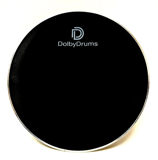 Dolby Drums 18” 3-Ply MESH Low Volume Resonant or Batter Drumhead Black