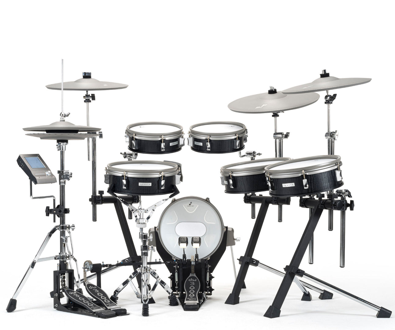 EFNOTE 3X Acoustic Designed Electronic Drum Set Black Oak