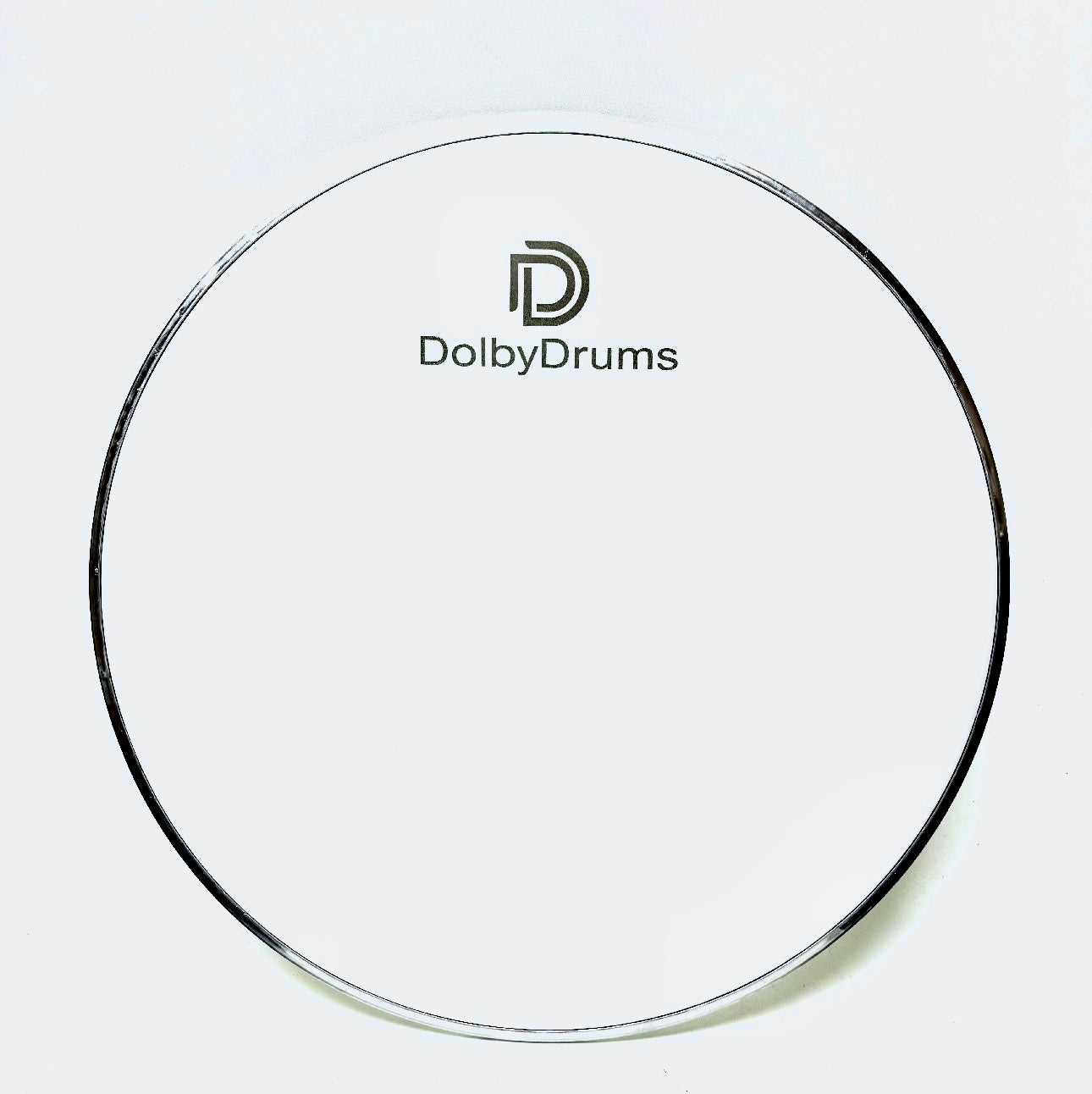 Dolby 12” 4-Ply MESH Low Volume Bass Kick Drumhead White Heavy Duty
