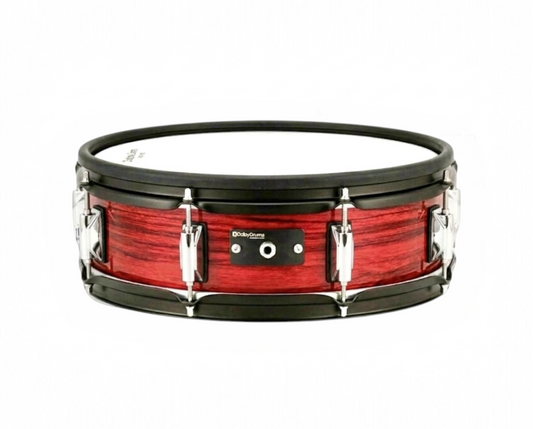 Dolby 14 x 5” Electronic Red Wood Snare w 6 Triggers for Roland Alesis Drum