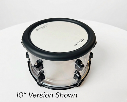 12” 4 Trigger Quick-Bolt Silicone Pad Drum Topper for Acoustic Roland A2E