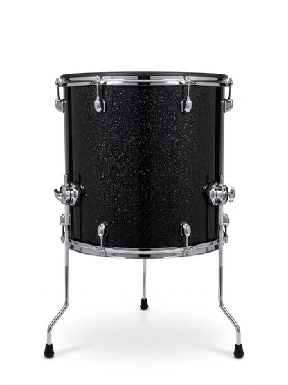 Dolby 16 x 16” Floor Tom B-STOCK BLACK SPARKLE Electronic Full Shell for Roland Alesis