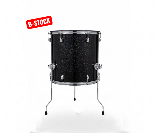 Dolby 16 x 16” Floor Tom B-STOCK BLACK SPARKLE Electronic Full Shell for Roland Alesis