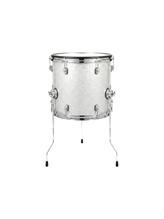 Dolby 12” x 12” White Silver Floor Tom Electronic Full Shell for Roland Alesis