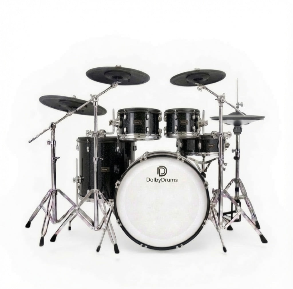 REV-9 Black Sparkle Electronic Drum Kit