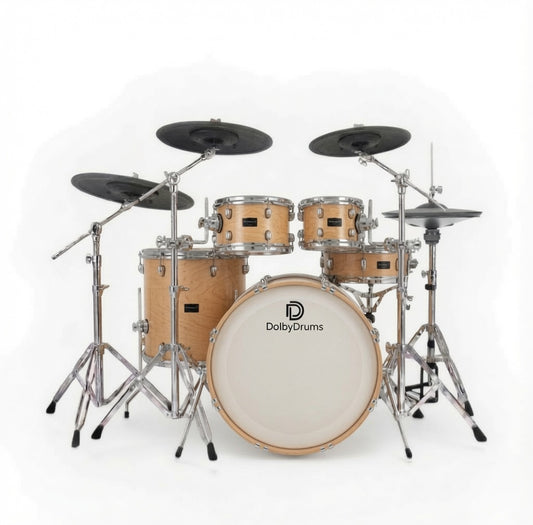 Dolby REV-9 NATURAL WOOD Electronic Drum Kit