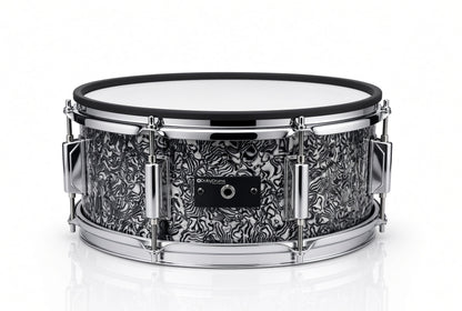 Dolby 14 x 5” Black Abalone Electronic Snare w 6 Triggers for Roland Alesis