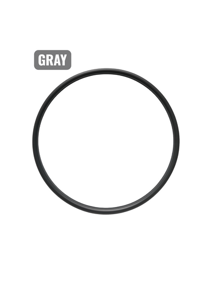 12” Gray Rubber Rim Hoop Guard Protector for Roland Alesis or Acoustic Drum