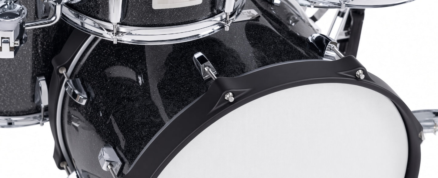 18” Black Nylon Bass Drum Hoop Kick Drum Rim 18 Inch