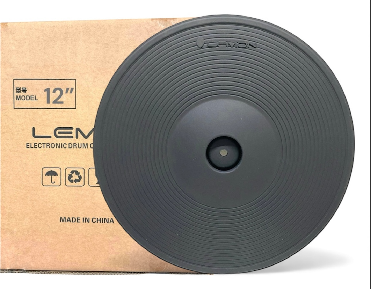 Lemon Cymbal Pack 12” Crash 13” Ride 2 Piece Hi Hat for Roland Alesis Kit