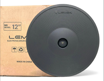 Lemon Cymbal Pack 12” Crash 13” Ride 2 Piece Hi Hat for Roland Alesis Kit