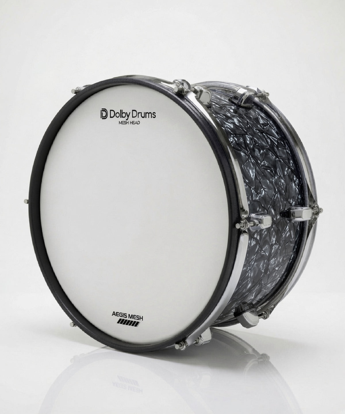 Dolby 10” x 6” Electronic Dark Fracture TOM w 6 Triggers for Roland Alesis Drum