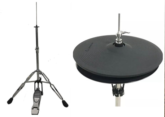 Lemon HHC12 Combo 12” Hi Hat Cymbals and Stand for Roland Alesis Strike Kit