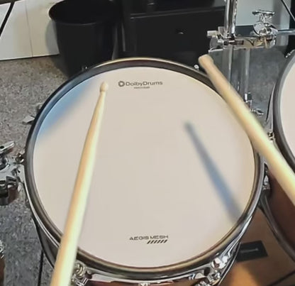 Dolby 10” Electronic RED WOOD TOM w 6 Triggers for Roland Alesis Drum