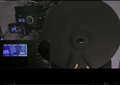 UNLOCK 20” 3 Zone Thin RIDE Cymbal for Roland Alesis Kit