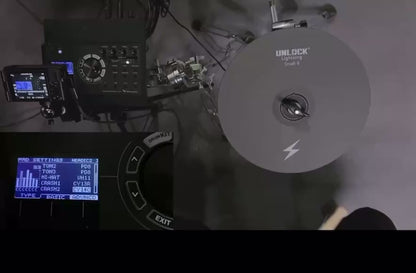 UNLOCK 9” Crash Splash Cymbal for Roland Alesis Kit