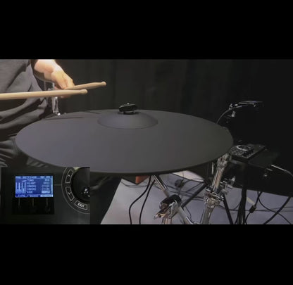 UNLOCK 17” 3 Zone Thin RIDE Cymbal for Roland Alesis Kit