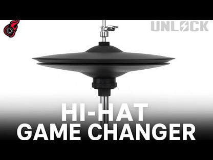 UNLOCK LARGE Cymbal Set 14” Hi Hat 17” Crash 20” Ride for Roland Alesis Kit