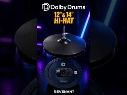 Dolby 12” Hi Hat Cymbals for Lemon Roland Alesis 2 Piece HHC12