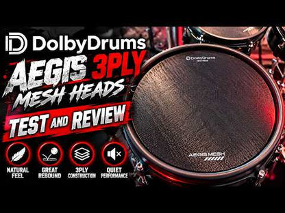 Dolby Drums 10” 3 Ply Aegis Black Mesh Drumhead for Roland Alesis Pa