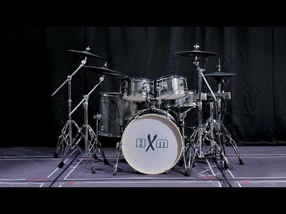 HXM XD-2000 KM Electronic Drum Professional Mesh 9-piece Kit Black Sparkle