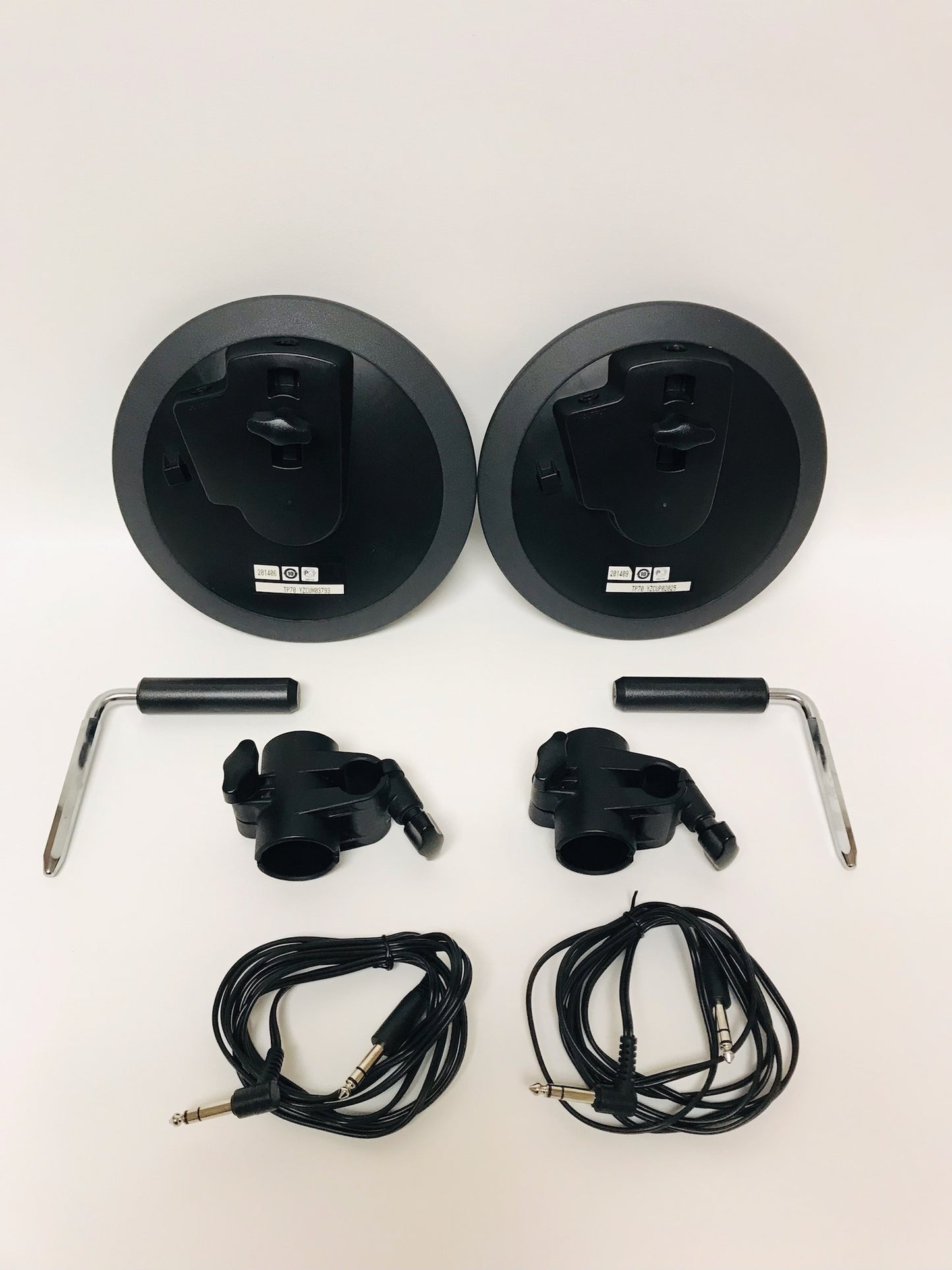 Pair of Yamaha TP-70 Drum Pad with Clamp and L-Rod DTX TP70 65