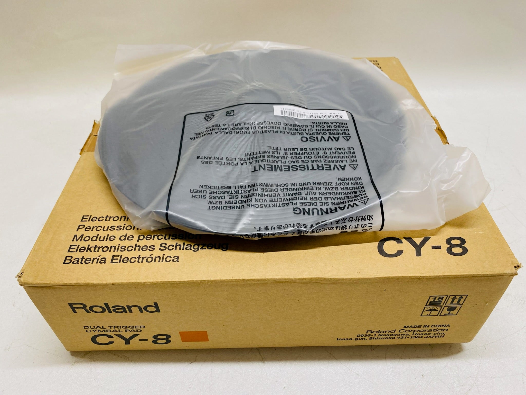 Roland CY-8 Crash Splash Cymbal – Dolby Drums